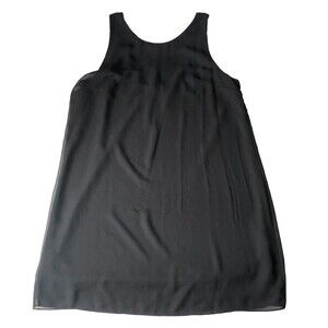 Soprano Women’s Sleeveless Black Mini Dress Size Large Made In USA